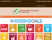 Tablet Screenshot of livinggreencm.org